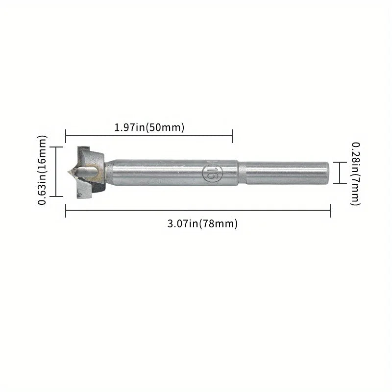 Ordinary woodworking hole opener hand electric drill hole expanding drill hinge alloy plastic gypsum board hole extractor