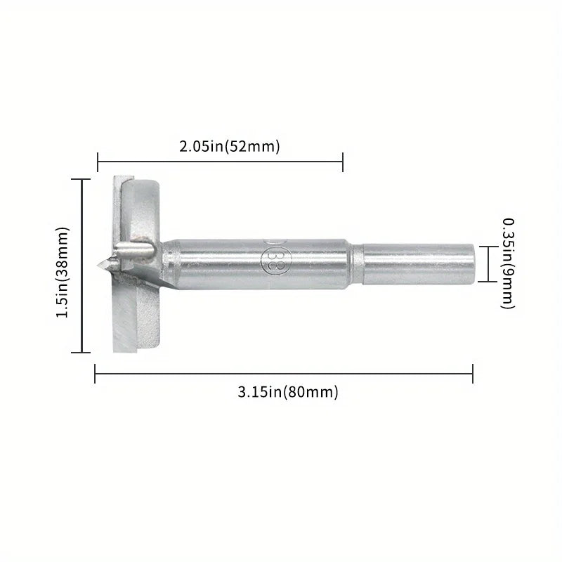 Ordinary woodworking hole opener hand electric drill hole expanding drill hinge alloy plastic gypsum board hole extractor