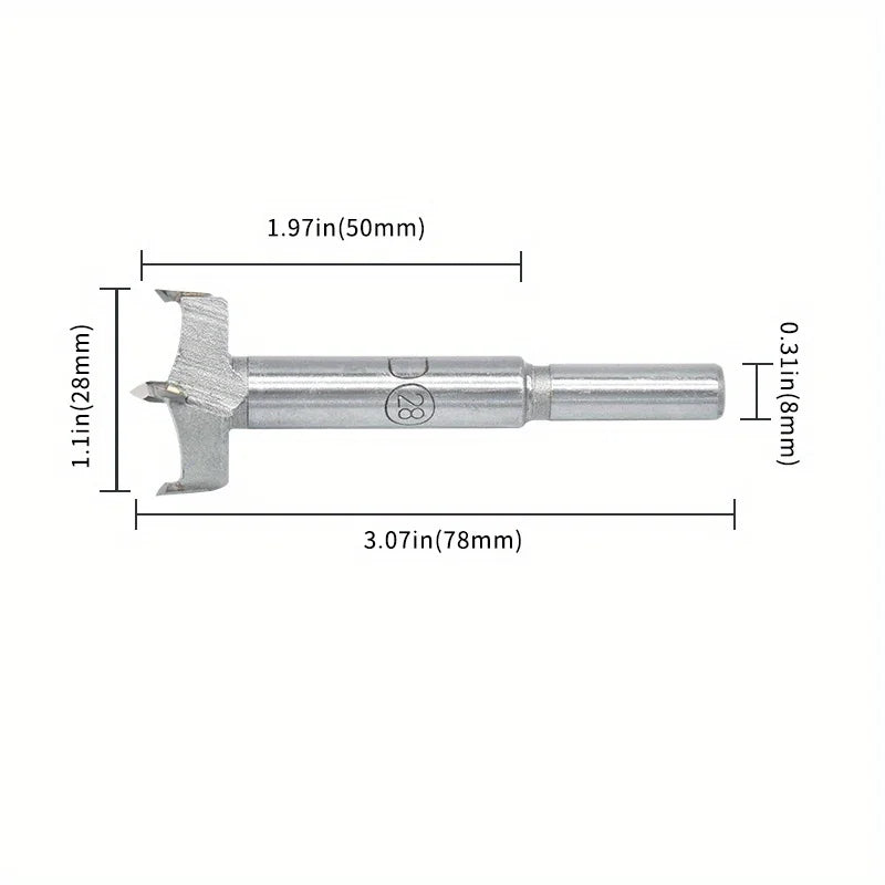 Ordinary woodworking hole opener hand electric drill hole expanding drill hinge alloy plastic gypsum board hole extractor