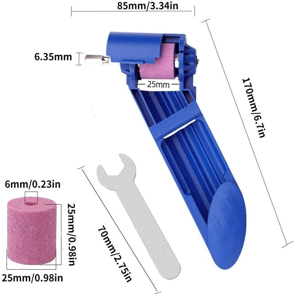 Portable Drill Bit Sharpener Corundum Grinding Wheel Bit Tool Drill Bit Sharpen Machine For Step Drill Power Tool Accessories