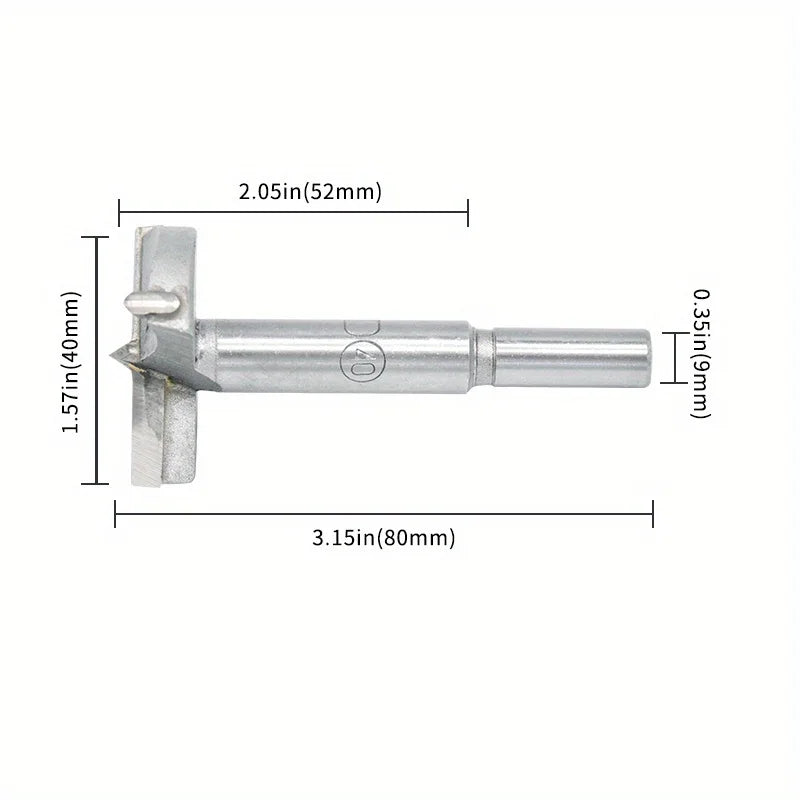 Ordinary woodworking hole opener hand electric drill hole expanding drill hinge alloy plastic gypsum board hole extractor