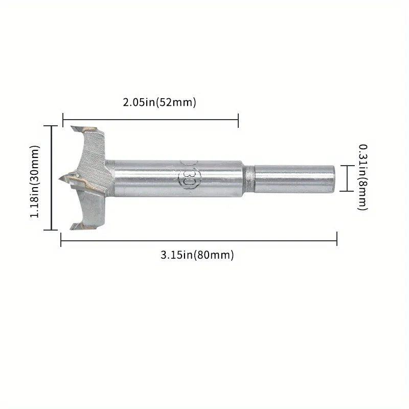 Ordinary woodworking hole opener hand electric drill hole expanding drill hinge alloy plastic gypsum board hole extractor