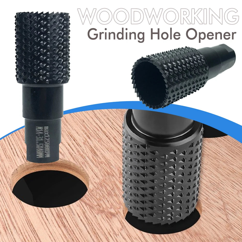 Woodworking Carving And Polishing Set Tools 10/14mm Power Carving Attachment for Angle Grinder Wooden Groove Carving Tool