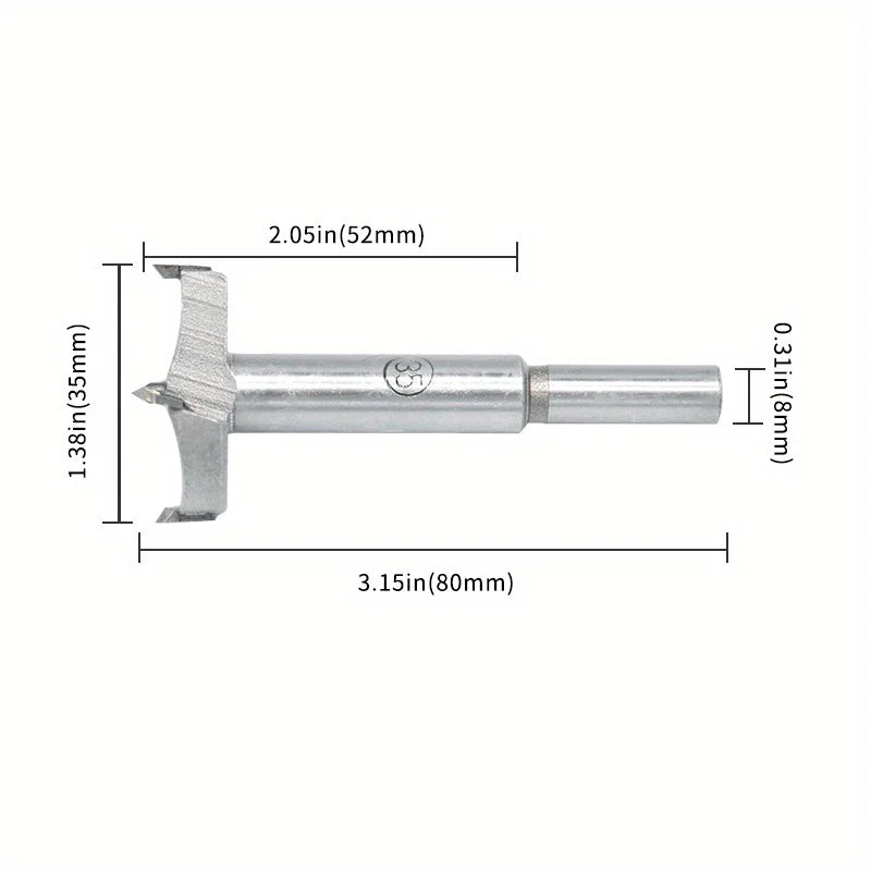 Ordinary woodworking hole opener hand electric drill hole expanding drill hinge alloy plastic gypsum board hole extractor