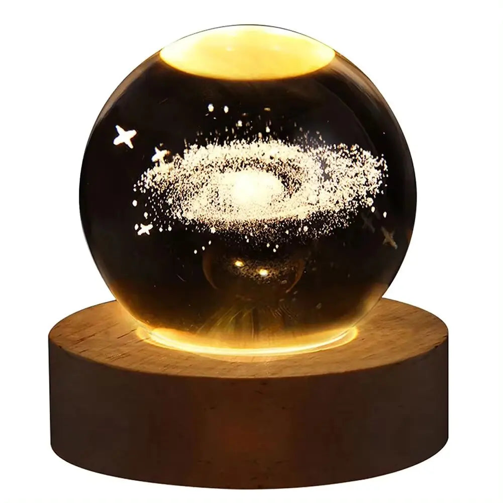 Crystal Ball Galaxy Lamp