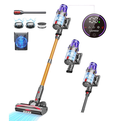 The Laresar V7: Your Ultimate Cordless Vacuum Cleaner for Effortless Cleaning Power and Smart Home Convenience!