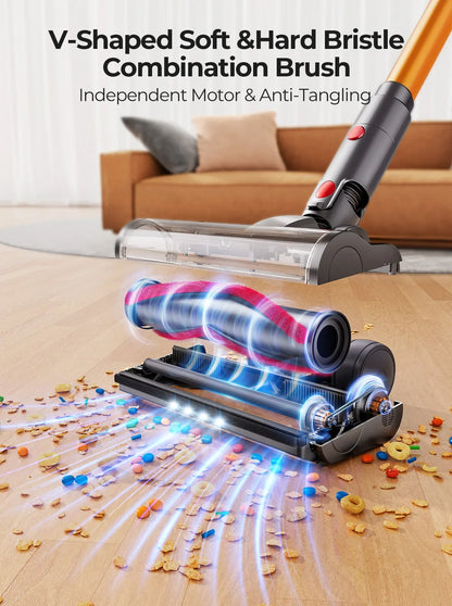 The Laresar V7: Your Ultimate Cordless Vacuum Cleaner for Effortless Cleaning Power and Smart Home Convenience!