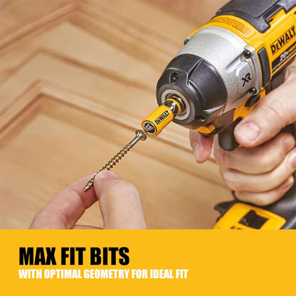 DEWALT DWA2PH2SL XCP3 Power Bit Sleeve Set Max Fit Phillips #2 S X 2" L S2 Tool Steel 3PK Driver Drill Tool Accessories