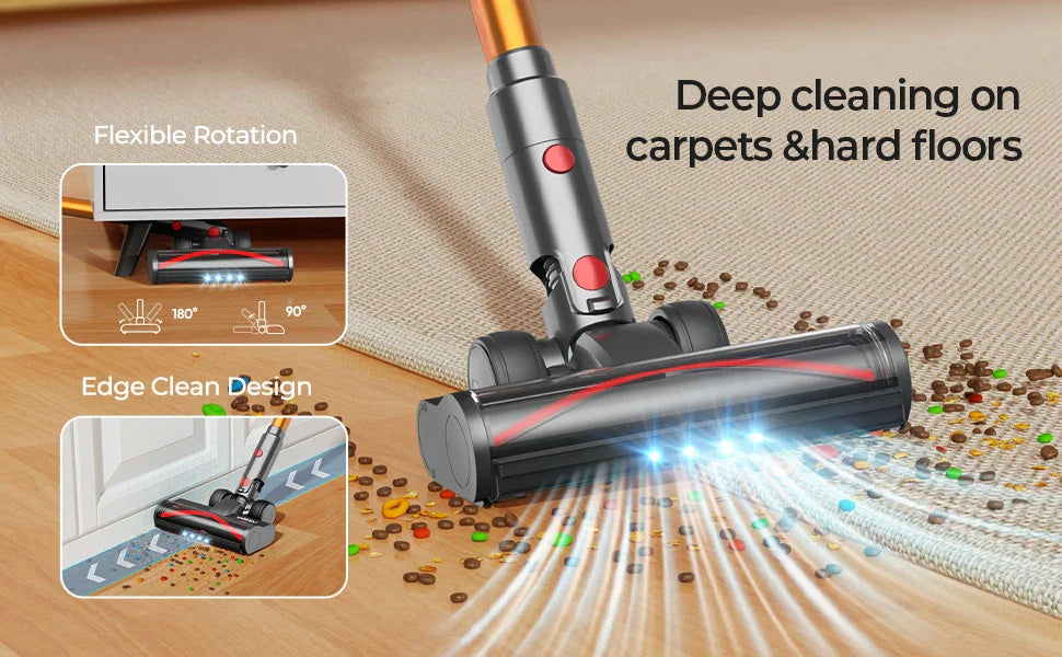 The Laresar V7: Your Ultimate Cordless Vacuum Cleaner for Effortless Cleaning Power and Smart Home Convenience!