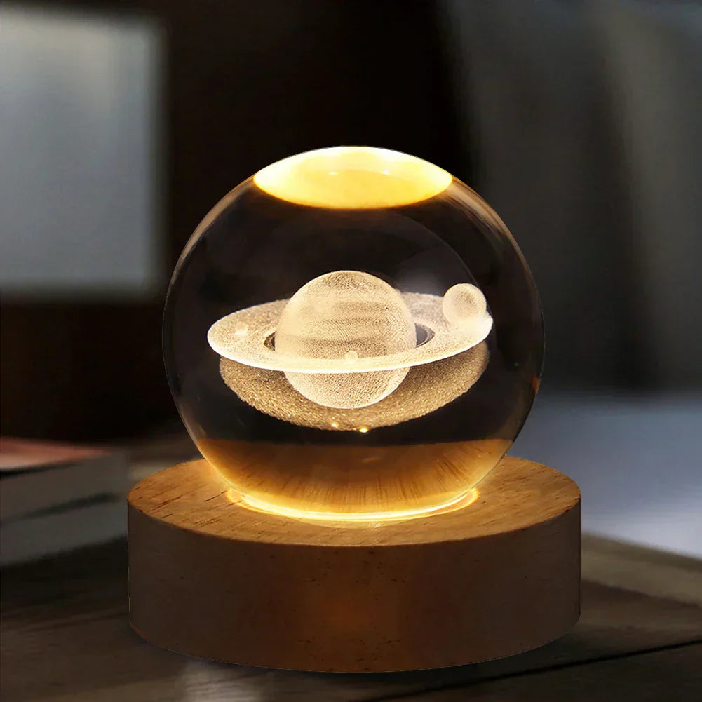 Crystal Ball Galaxy Lamp