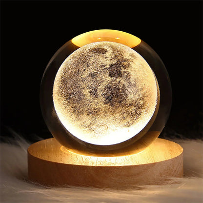 Crystal Ball Galaxy Lamp