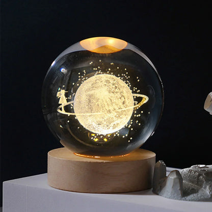 Crystal Ball Galaxy Lamp